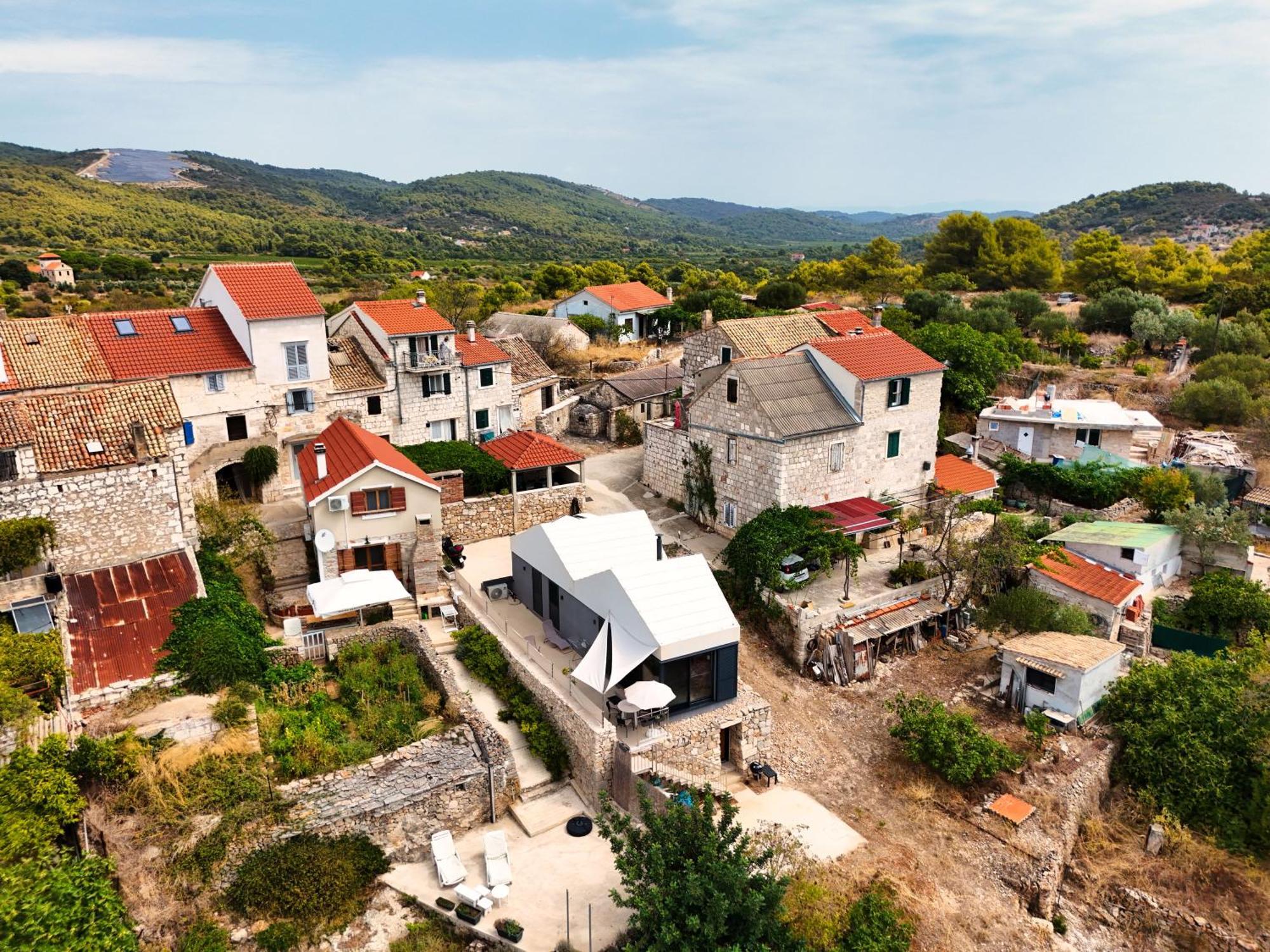 코미자 Rural House Pikola With Sea View On Vis Island 빌라 외부 사진